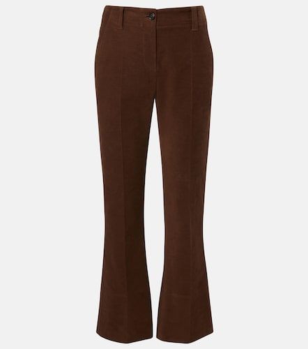Pantalones flared cropped de algodón - Brunello Cucinelli - Modalova