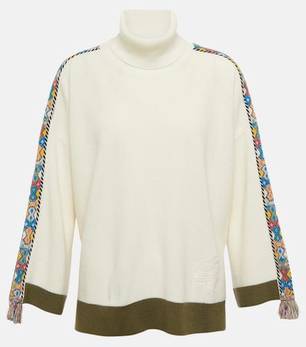 Intarsia wool-blend turtleneck sweater - Etro - Modalova