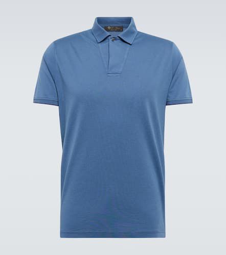 Cotton and silk piqué polo shirt - Loro Piana - Modalova