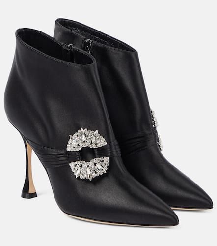 Prabina 105 embellished ankle boots - Manolo Blahnik - Modalova