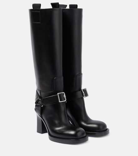 Botas altas de piel con fuseau - Burberry - Modalova