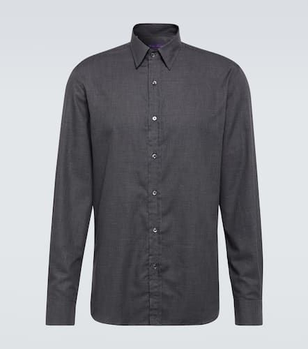Chalkstripe cotton shirt - Ralph Lauren Purple Label - Modalova