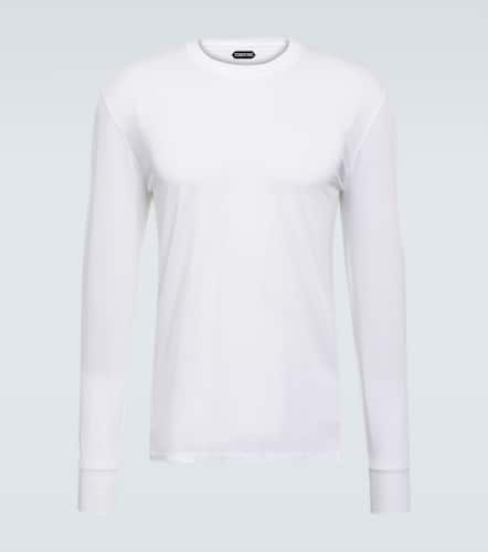 Lyocell and cotton-blend jersey T-shirt - Tom Ford - Modalova