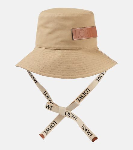 Fisherman cotton canvas bucket hat - Loewe - Modalova