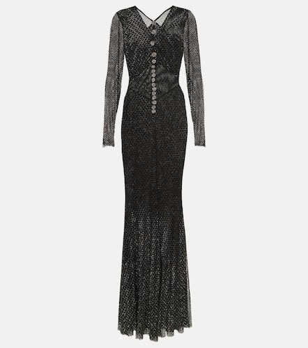 Embellished fishnet gown - Self-Portrait - Modalova