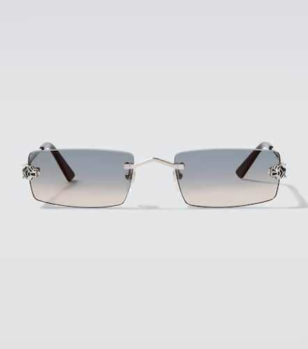 Panthere De Cartier rectangular sunglasses - Cartier Eyewear Collection - Modalova