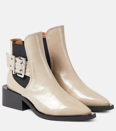 Ganni Faux leather Chelsea boots - Ganni - Modalova