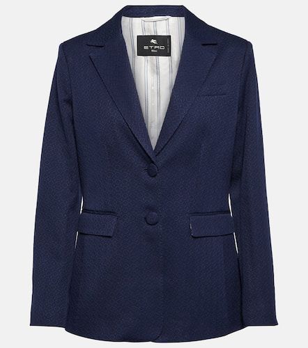 Etro Paisley jacquard cotton blazer - Etro - Modalova