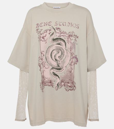 Camiseta Edra de algodón estampada - Acne Studios - Modalova