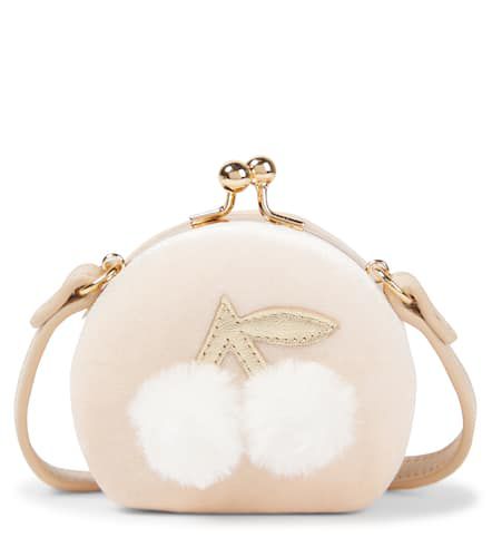 Bolso cruzado Goldy de terciopelo - Bonpoint - Modalova