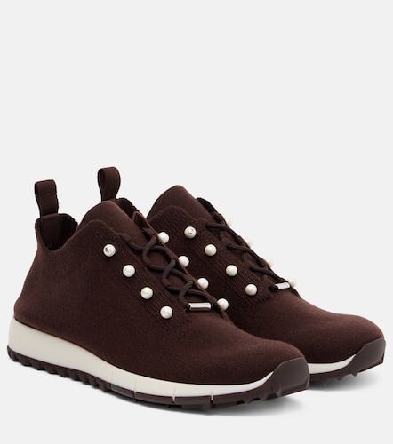Veles embellished cashmere sneakers - Jimmy Choo - Modalova
