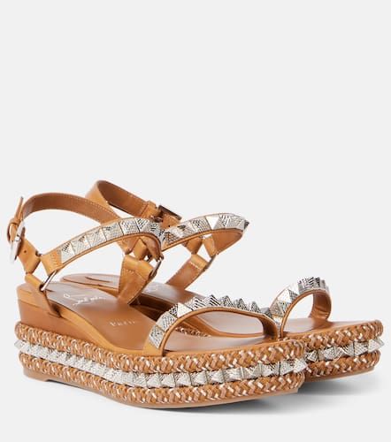 Pyraclou 60 spiked espadrille sandals - Christian Louboutin - Modalova