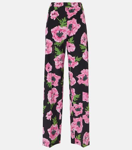 Poppy floral wide-leg pants - Stella McCartney - Modalova