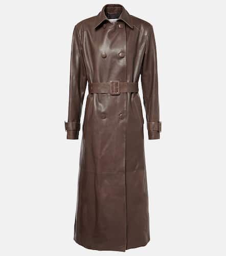 Trenchcoat Tate aus Leder - Nour Hammour - Modalova