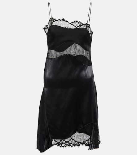 Lace-paneled satin slip dress - Victoria Beckham - Modalova