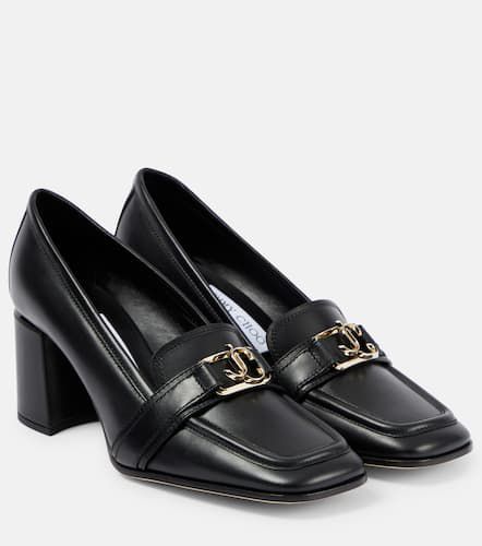 Loafer-Pumps Evin 65 aus Leder - Jimmy Choo - Modalova