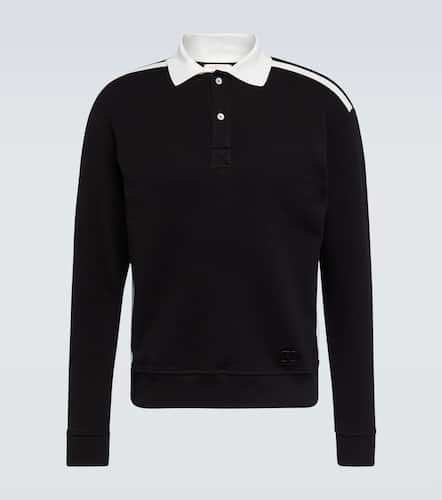 Collared cotton jersey sweatshirt - Valentino - Modalova
