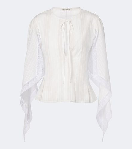 JW Anderson Draped cotton top - JW Anderson - Modalova