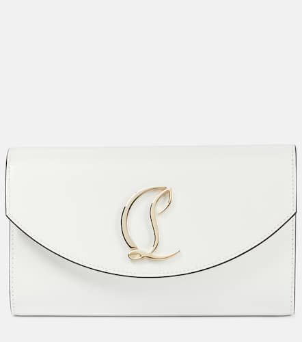 Loubifever perforated leather wallet on chain - Christian Louboutin - Modalova