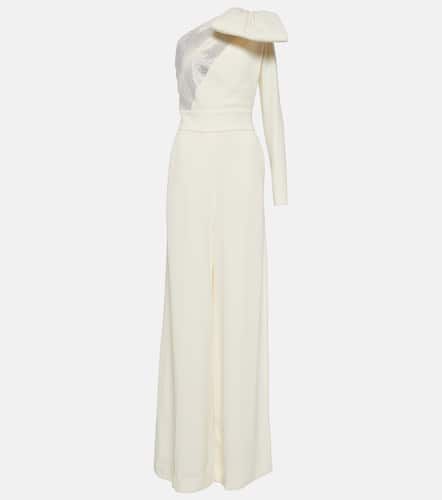 Jumpsuit monospalla con cristalli - Elie Saab - Modalova