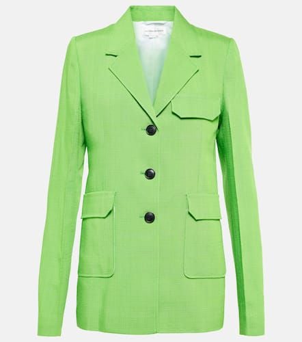 Blazer de botonadura simple - Victoria Beckham - Modalova