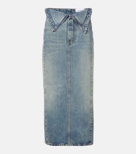 Alexander McQueen Denim midi skirt - Alexander McQueen - Modalova