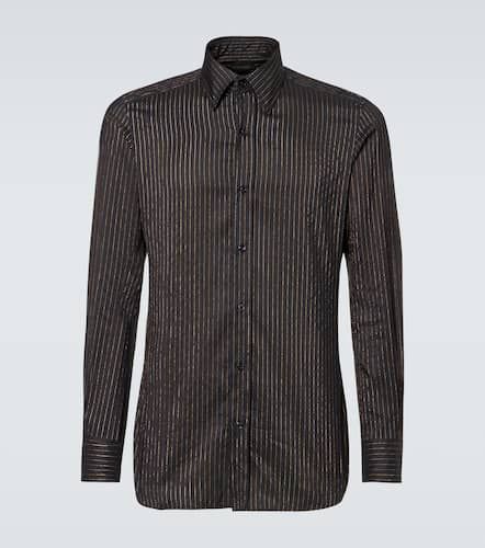 Tom Ford Camicia in seta con lamé - Tom Ford - Modalova