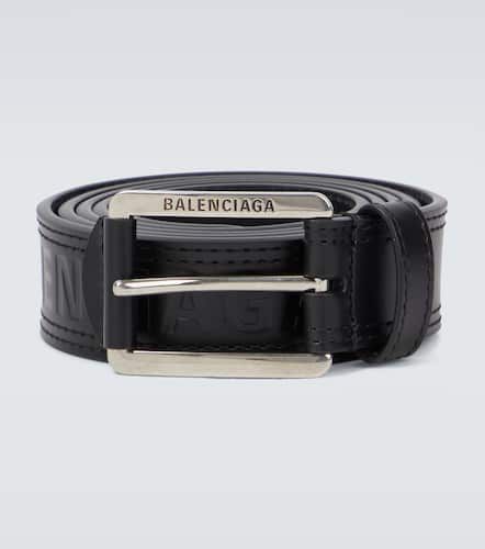 Cinturón de piel con logo - Balenciaga - Modalova