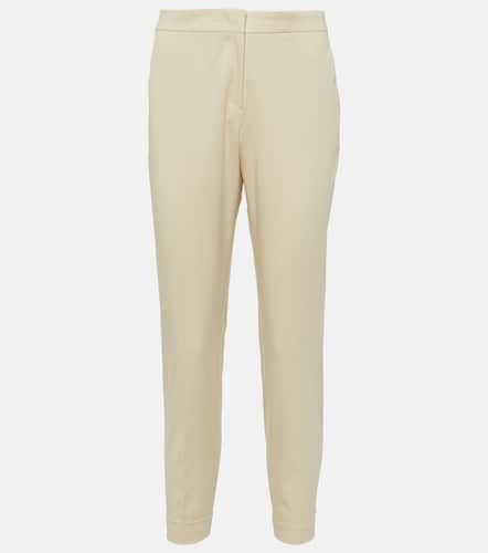 High-rise cotton-blend tapered pants - Etro - Modalova