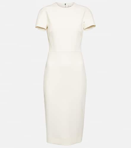 Robe midi en crêpe - Victoria Beckham - Modalova