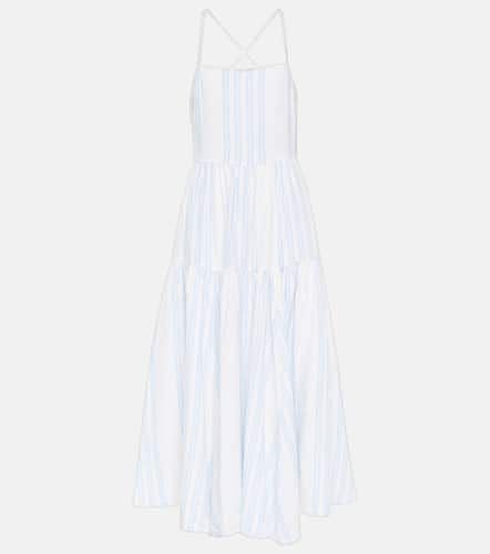 Vestido largo de lino a rayas - Polo Ralph Lauren - Modalova