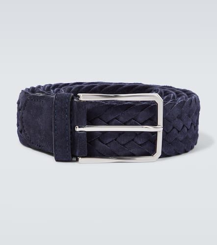 Canali Braided suede belt - Canali - Modalova