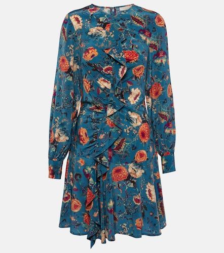 Robe Salima en soie à fleurs - Ulla Johnson - Modalova