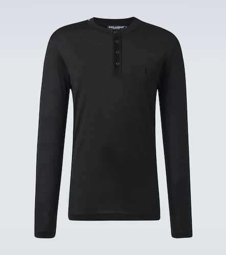 Dolce&Gabbana Henley-Hemd aus Seide - Dolce&Gabbana - Modalova