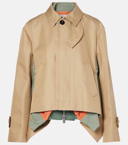 Chaqueta de gabardina con sarga - Sacai - Modalova