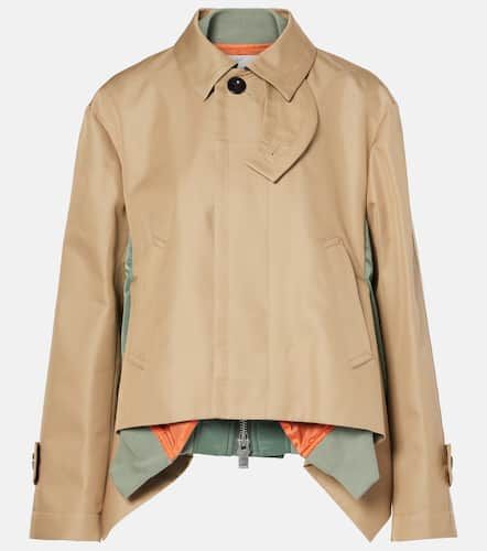 Sacai Jacke aus Gabardine mit Twill - Sacai - Modalova