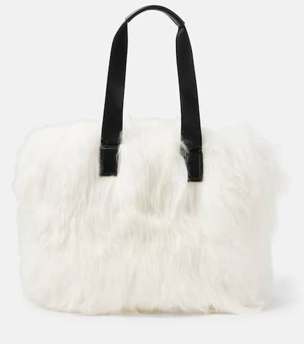 Borsa in shearling con pelle - Moncler Grenoble - Modalova