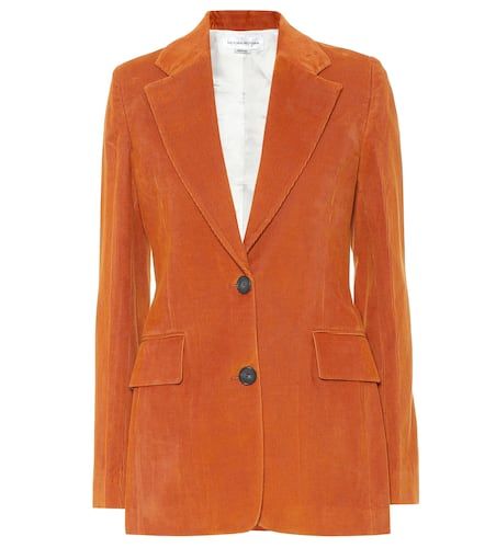 Blazer aus Baumwollcord - Victoria Beckham - Modalova