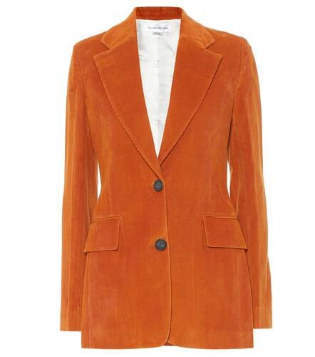 Blazer de pana de algodón - Victoria Beckham - Modalova