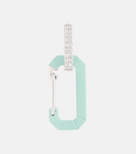 Chiara Small 18kt gold single earring with diamonds - Eera - Modalova