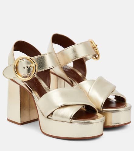 See By ChloÃ© Lyna leather platform sandals - See By Chloe - Modalova