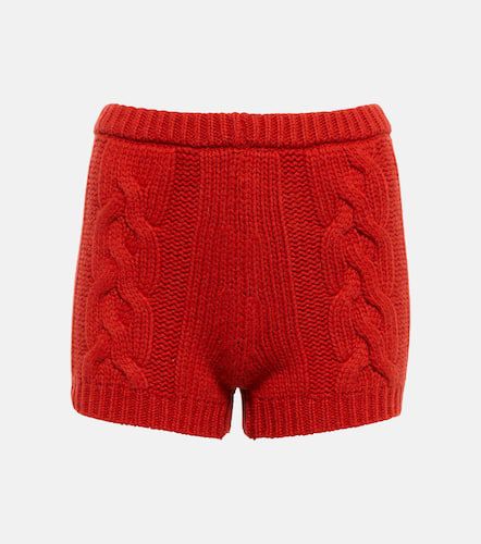 Cable-knit cashmere shorts - Magda Butrym - Modalova