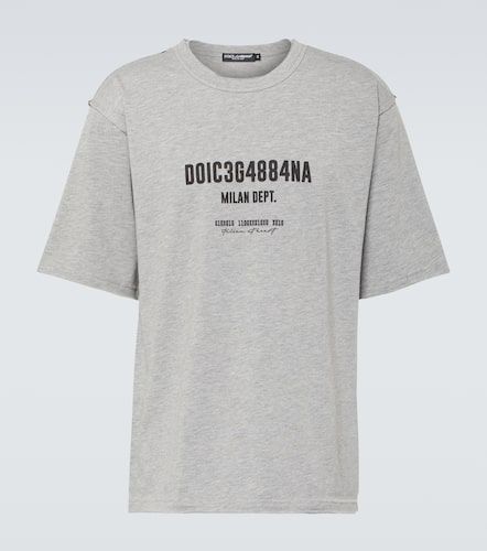 Bedrucktes T-Shirt aus Baumwolle - Dolce&Gabbana - Modalova