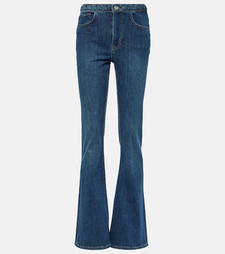 Braided high-rise flared jeans - Frame - Modalova