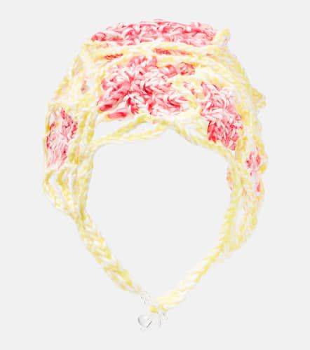 Susan Fang Crochet floral wool hat - Susan Fang - Modalova