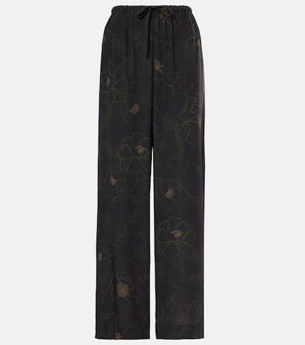 Gerade Hose aus Seide - Dries Van Noten - Modalova