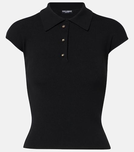 Dolce&Gabbana Polo acanalado - Dolce&Gabbana - Modalova