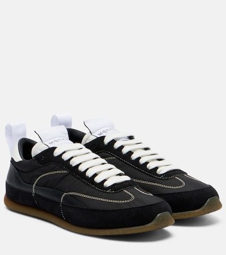 McQueen EC1 suede-trimmed sneakers - McQueen - Modalova