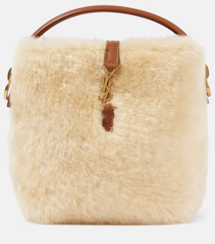 Secchiello Le 37 Mini in shearling - Saint Laurent - Modalova