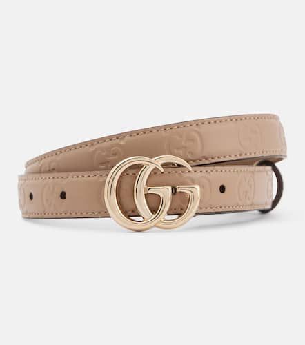 Gucci Cinturón GG Marmont de piel - Gucci - Modalova